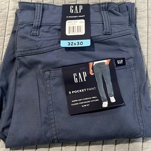 Gap Super soft stretch slim fit pant 32x30 in vintage indigo.
